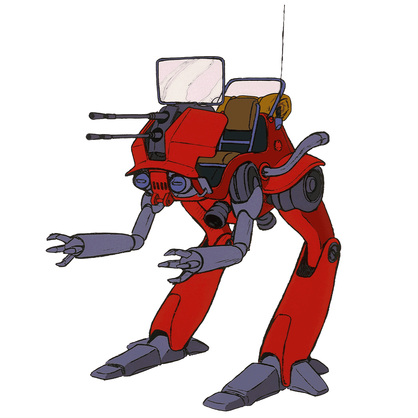 ザブングル、ジロン、戦闘メカ、ウォーカーマシン、ジロン・アモス、ウォーカー・ギャリア レッグ・タイプ