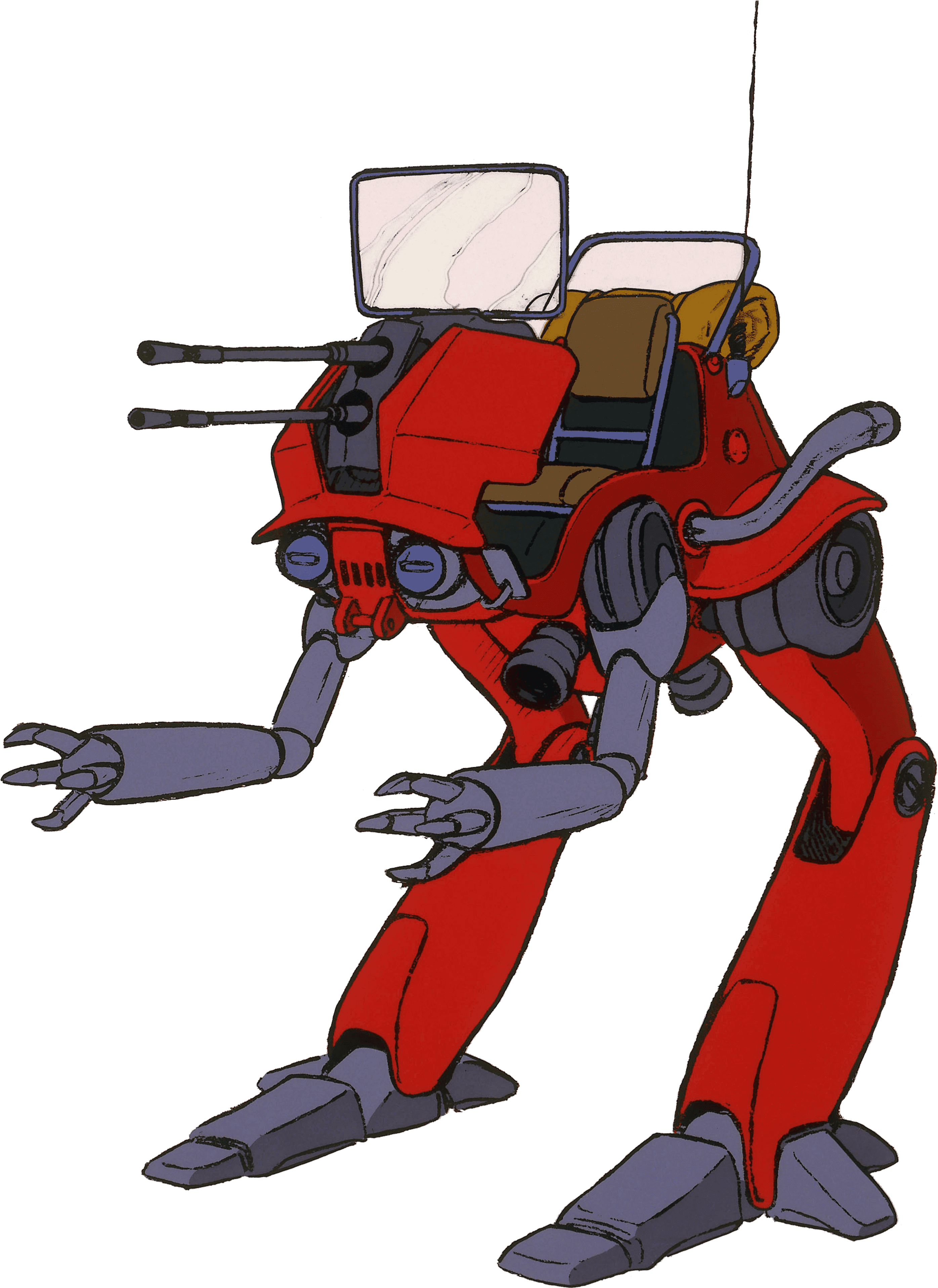 ザブングル、ジロン、戦闘メカ、ウォーカーマシン、ジロン・アモス、ウォーカー・ギャリア レッグ・タイプ