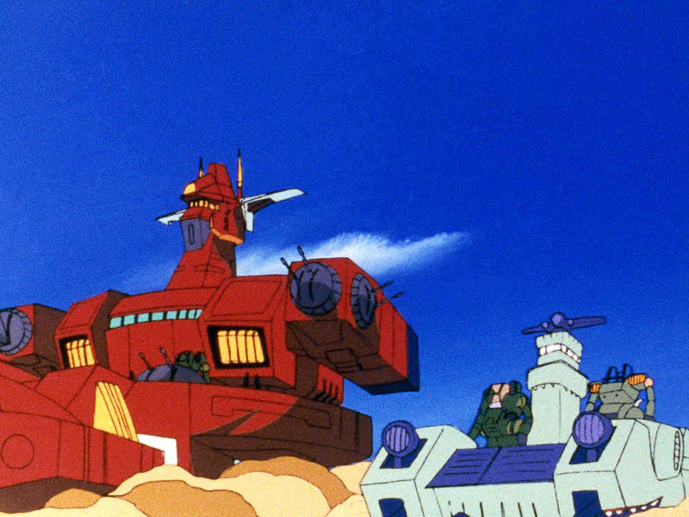 ザブングル、ジロン、戦闘メカ、ウォーカーマシン、ジロン・アモス、ウォーカー・ギャリア 「軍隊みつけた」